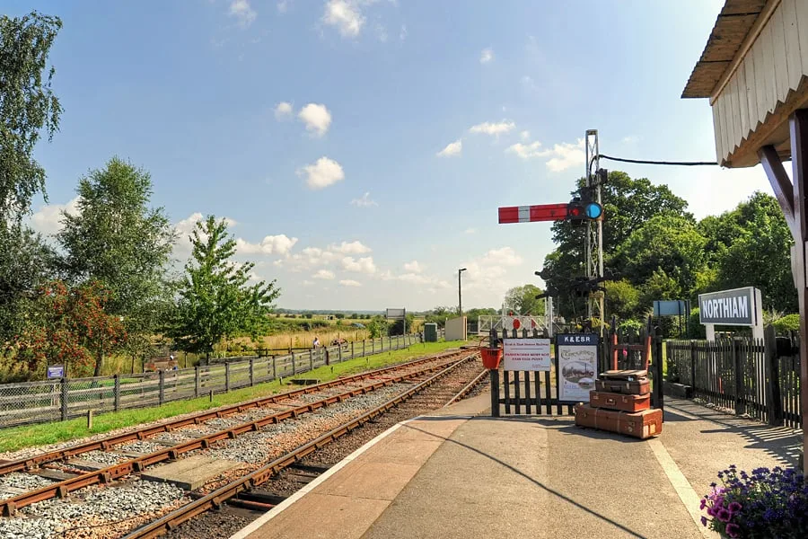 Northiam Station on the Kent and East Sussex Railway