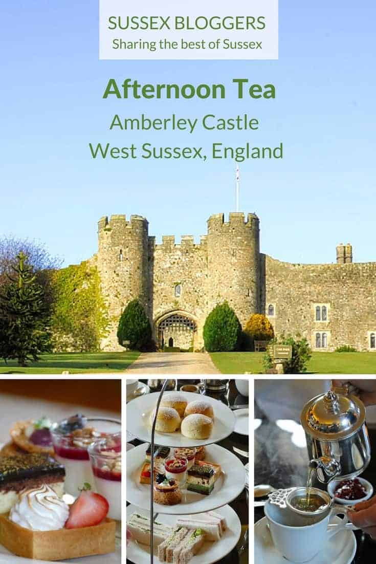 Afternoon tea at Amberley Castle, with a gluten free option perfect for coeliacs. A fabulous treat in a stunning setting in West Sussex, England.