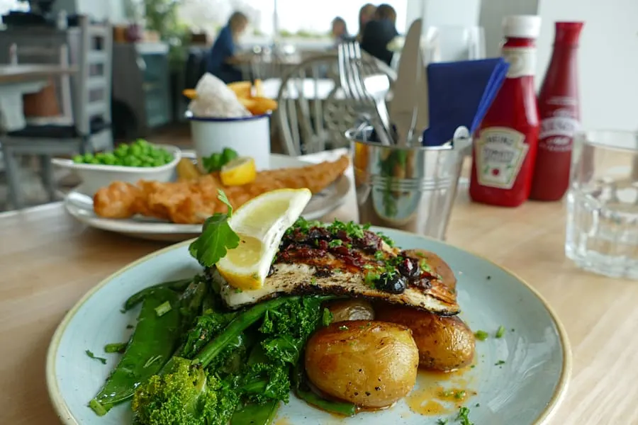 The Beach Deck's catch of the day