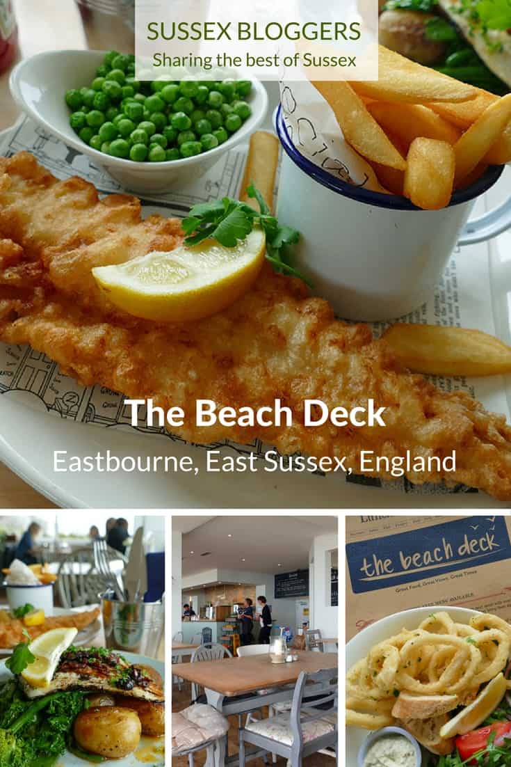 The Beach Deck, one of hte best rstaurants in Eastbourne, East Sussex, England - specialising in the freshest of locally caught fish