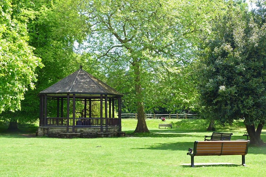 The bandstand, Hotham Park, Bognor Regis, West Sussex, England