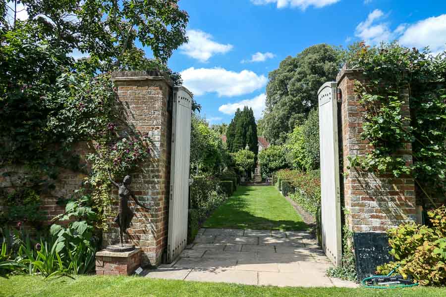 The walled garden - Pashley Manor Gardens in East Sussex