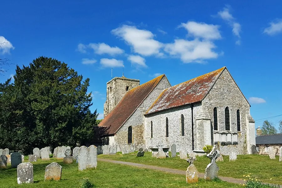 St Michael's Church in Amberley, West Sussex