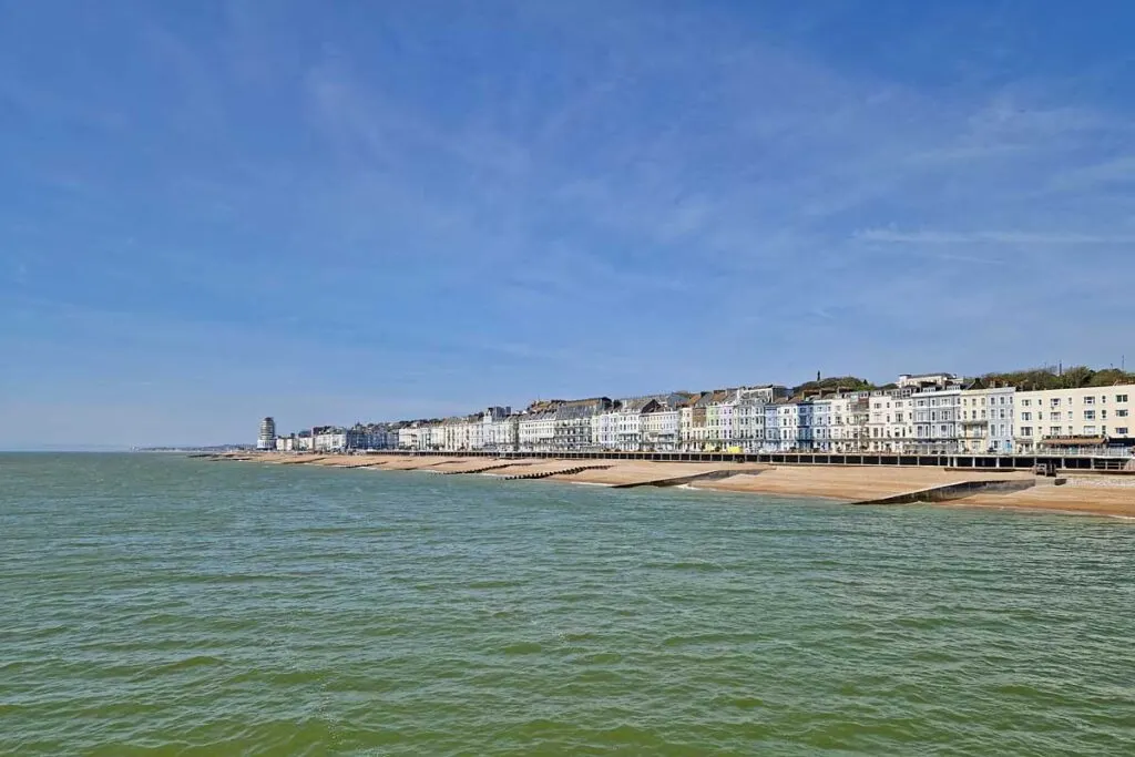 View across St Leonards Beach