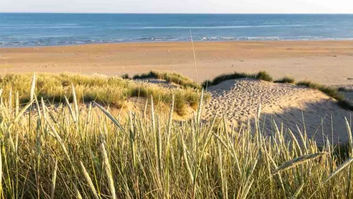 Camber Sands beach, East Sussex