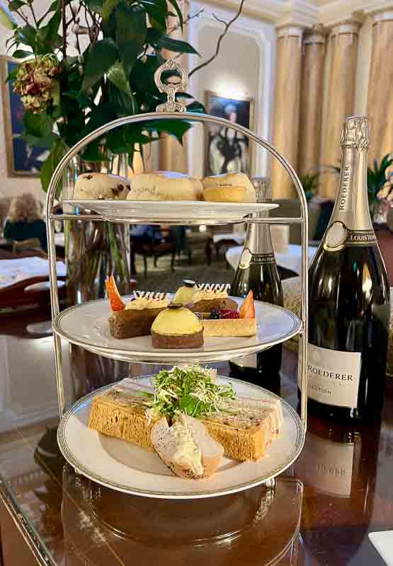 Afternoon tea at the Grand Hotel, Eastbourne